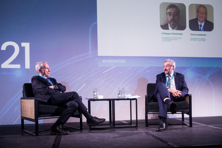 Pr. Samaras at conference discussions